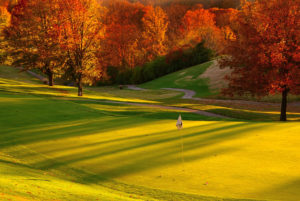 Fall golf course
